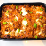 Vega pompoen lasagne met spinazie en aubergine